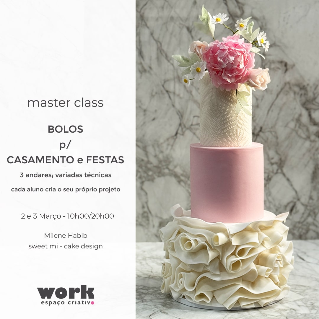 workshop Bolos de Casamento e Festas
