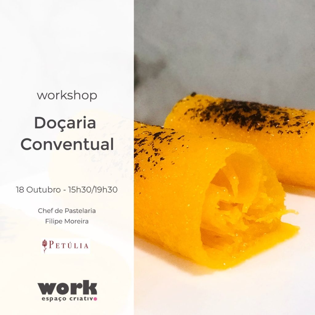 Workshop de Doçaria Conventual Portuguesa – tradição, técnica e sabor em receitas autêntica
