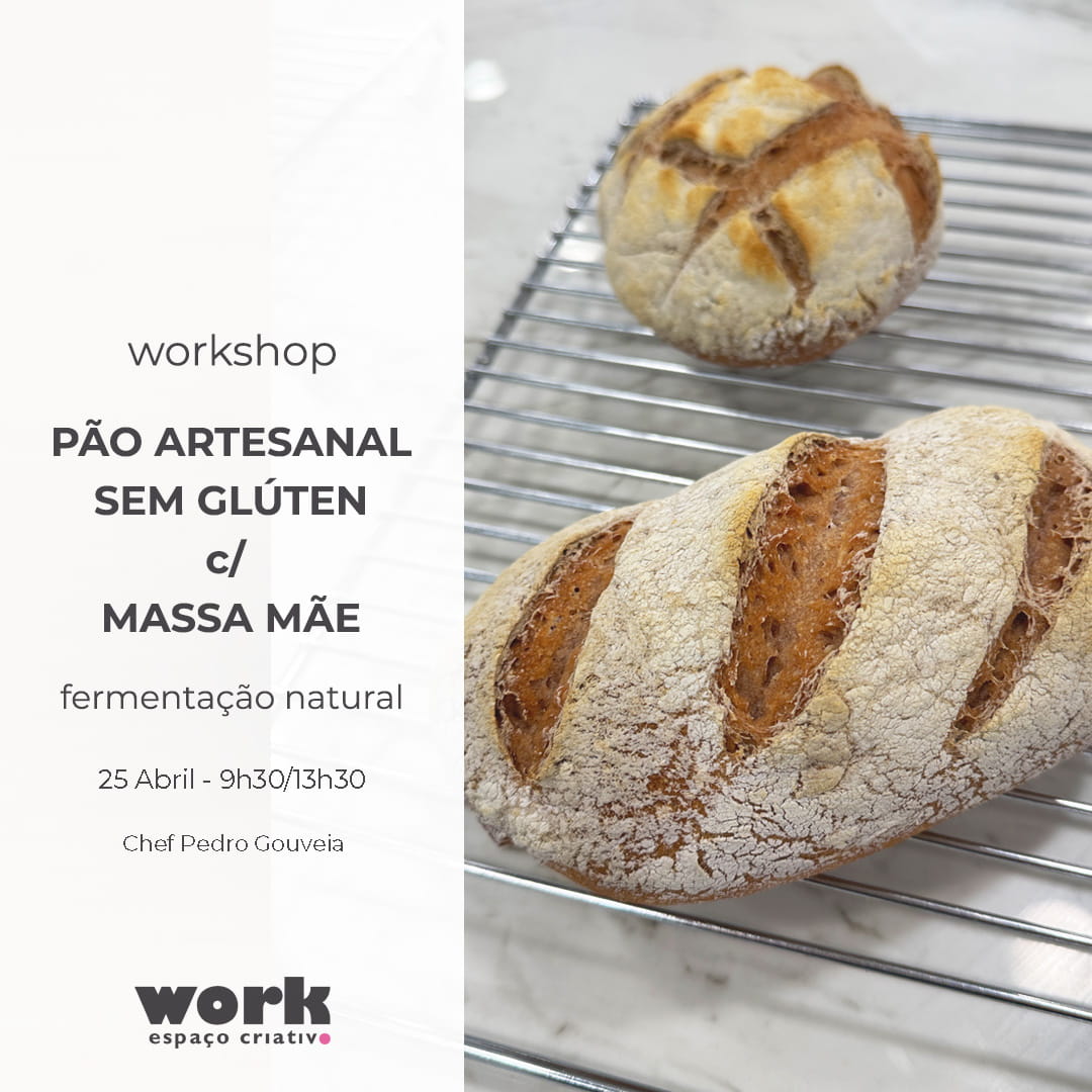 Pão sem Glúten c/ massa mãe