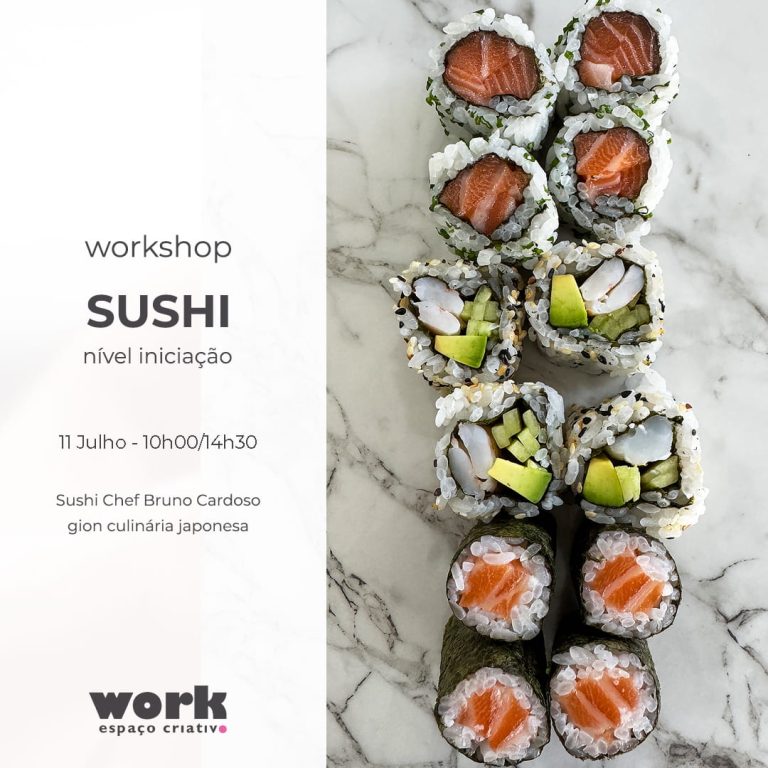 workshop Sushi iniciação