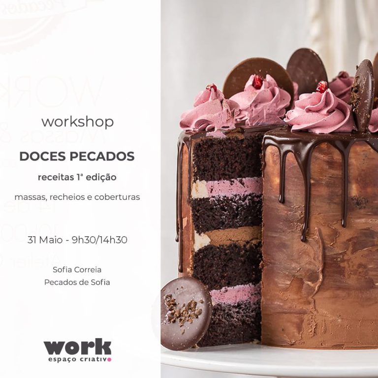 workshop Doces Pecados, receitas 1ª edição