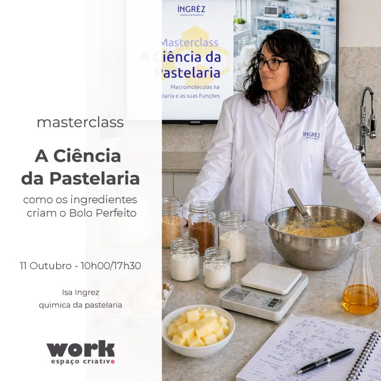 masterclass A Ciência da Pastelaria como os ingredientes criam o Bolo Perfeito