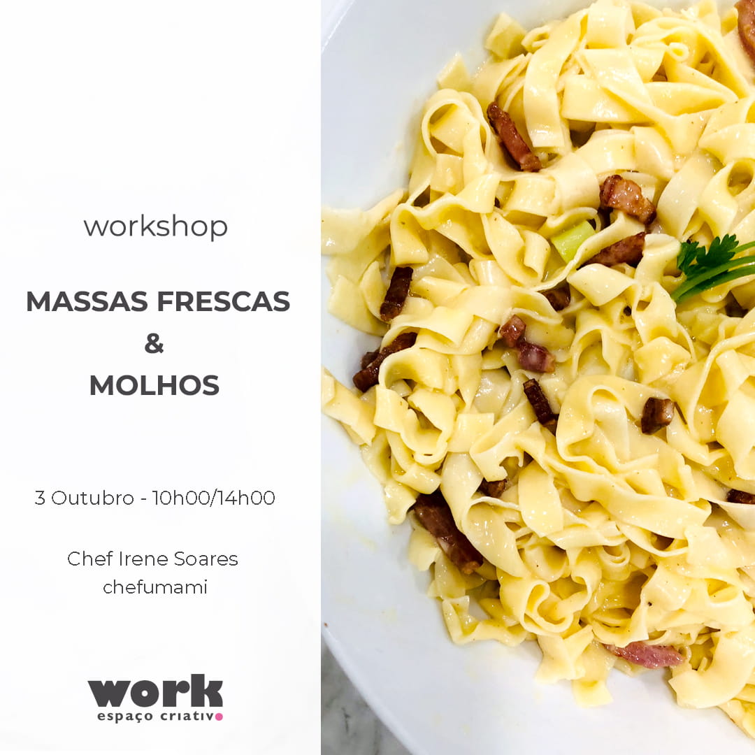 workshop Massas frescas e molhos