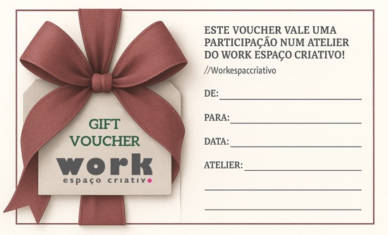 Imagem do voucher presente do Work Espaço Criativo, ideal para oferecer experiências gastronómicas no Porto