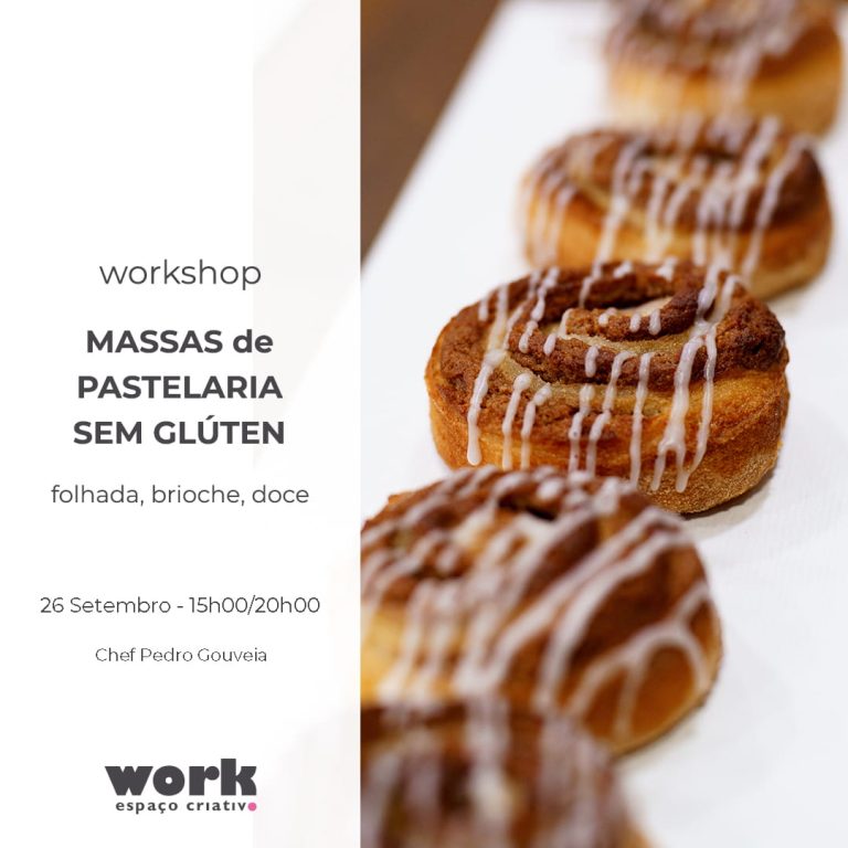 Massas de Pastelaria sem glúten