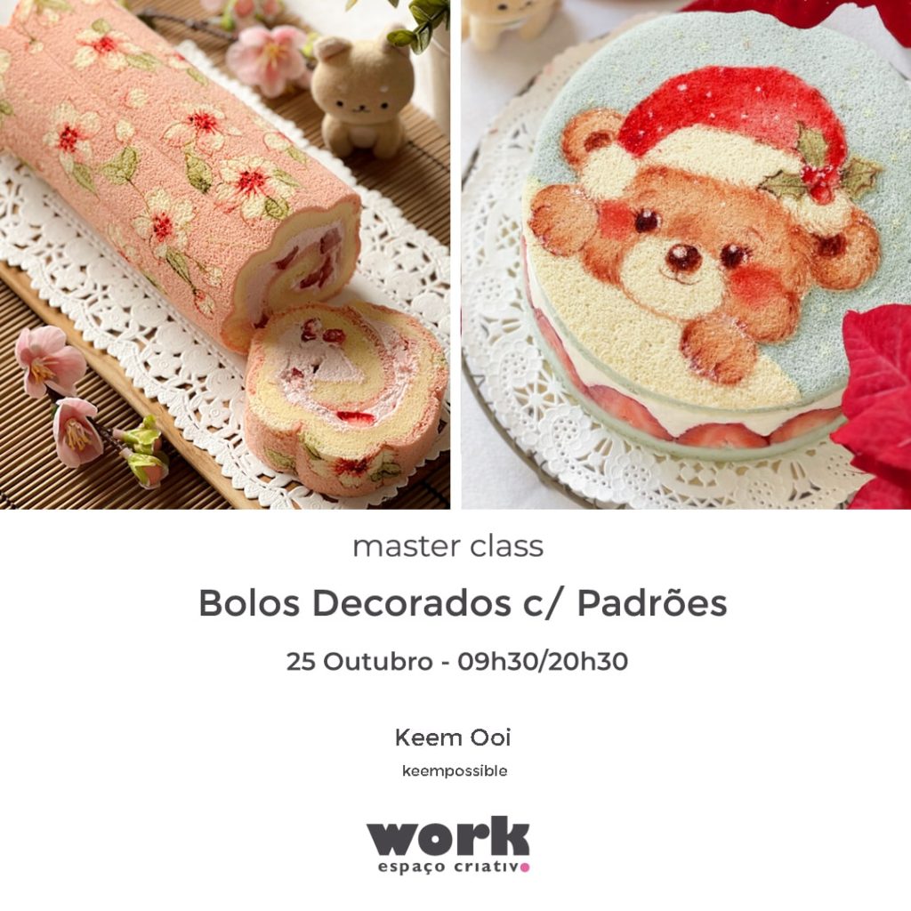 Workshop Presencial: Bolos Decorados com Padrões Criativos no Porto