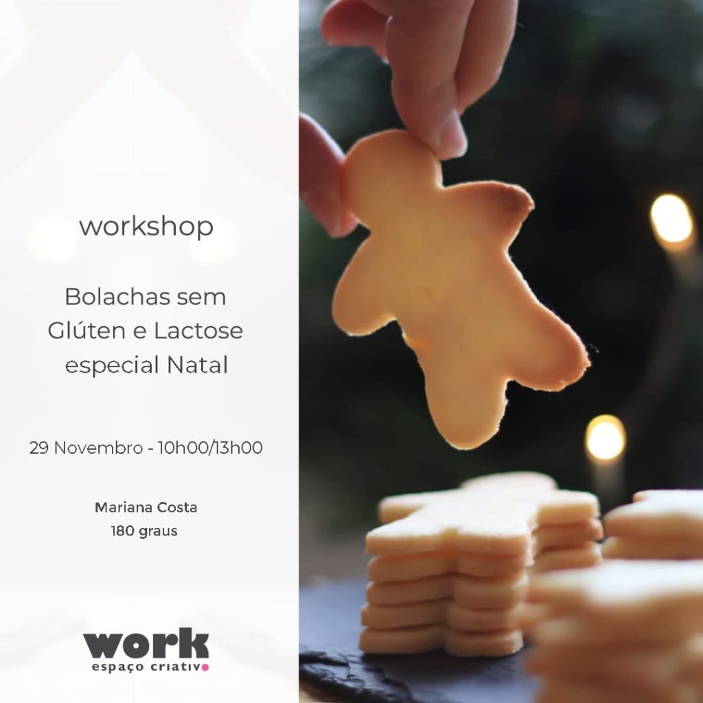 Bolachas sem glúten, sem lactose, especial Natal