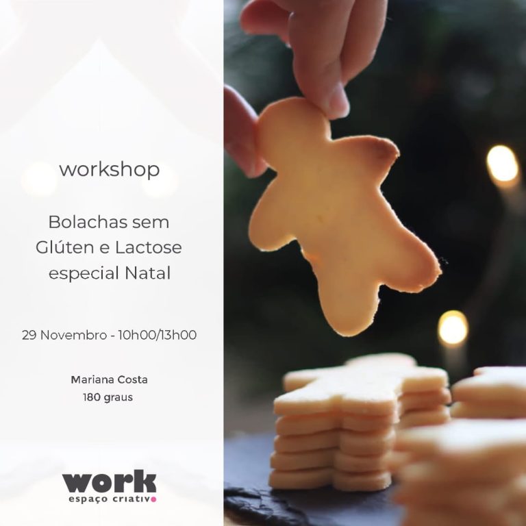 Bolachas sem glúten, sem lactose, especial Natal