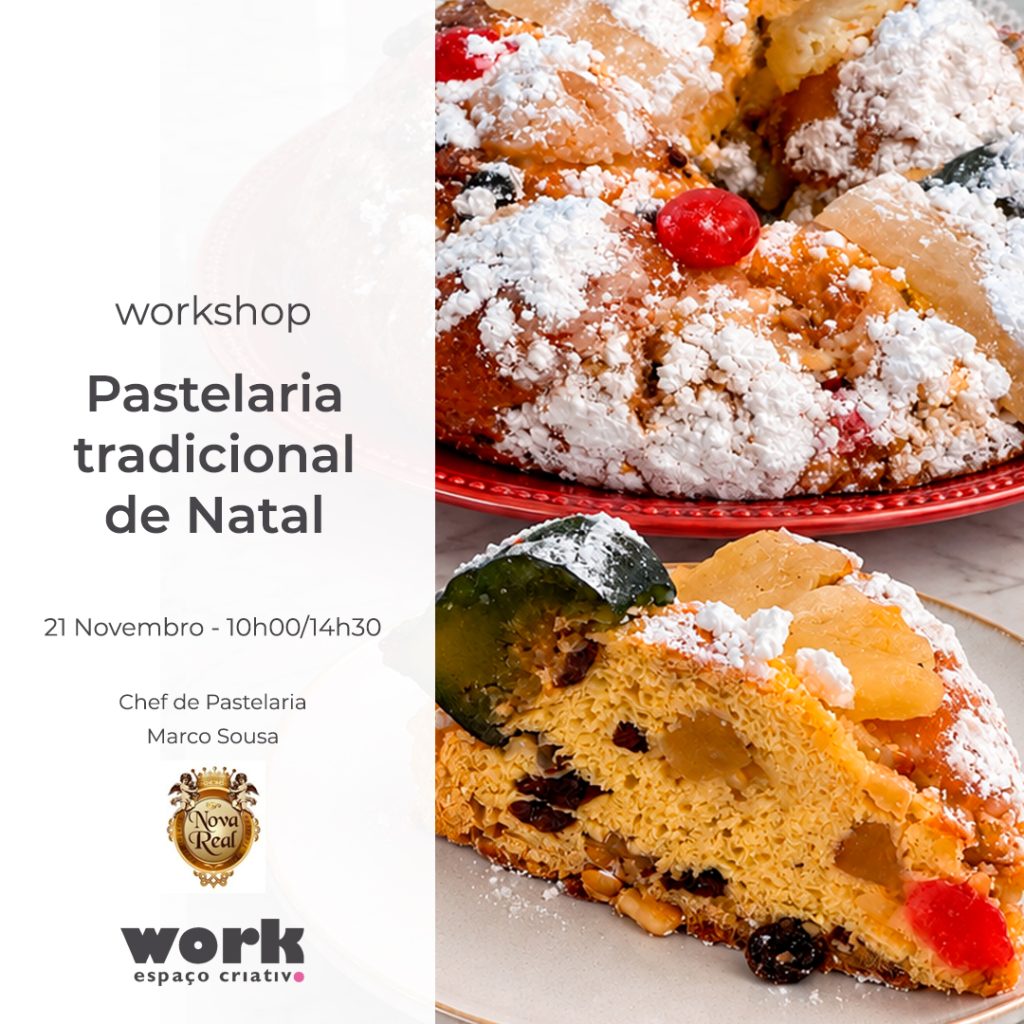 Workshop Pastelaria Tradicional de Natal