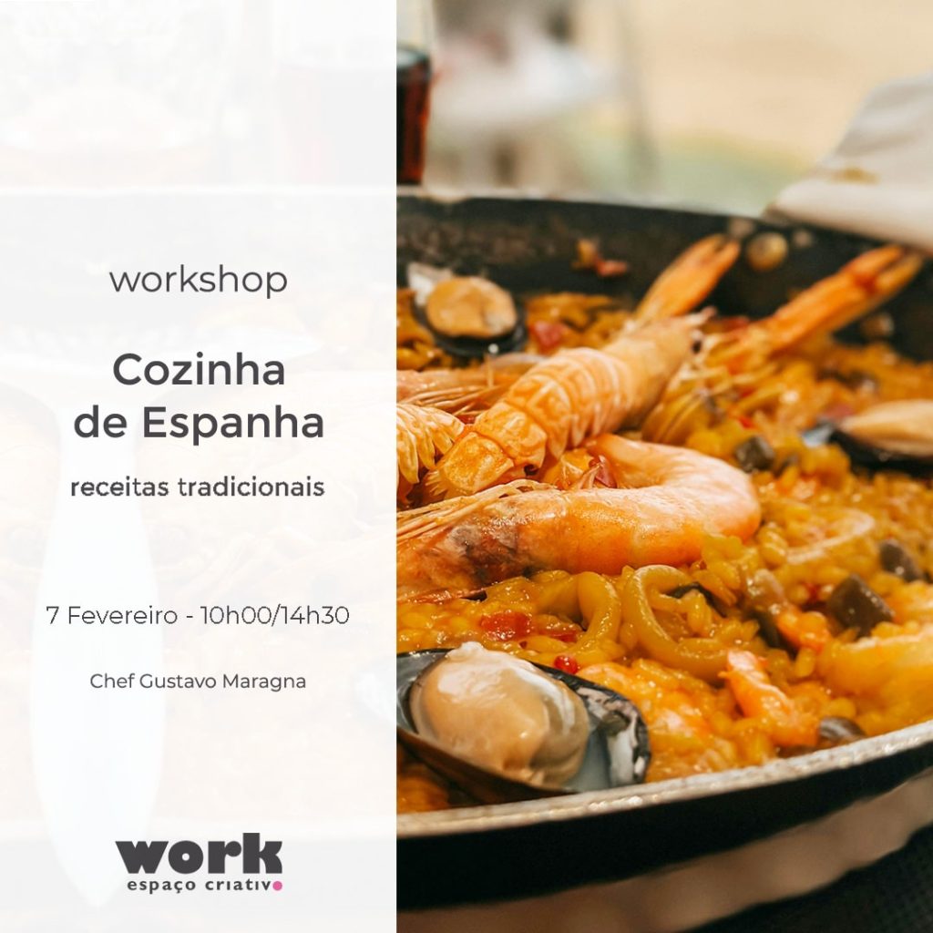 workshop cozinha espanhola no Porto, work espaço criativo