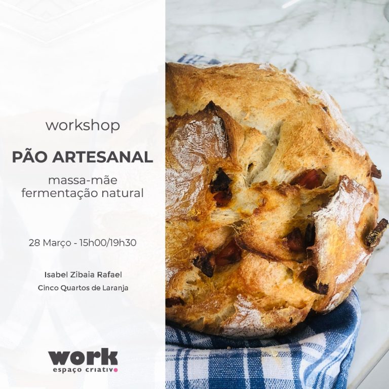 workshop pão artesanal com massa mãe