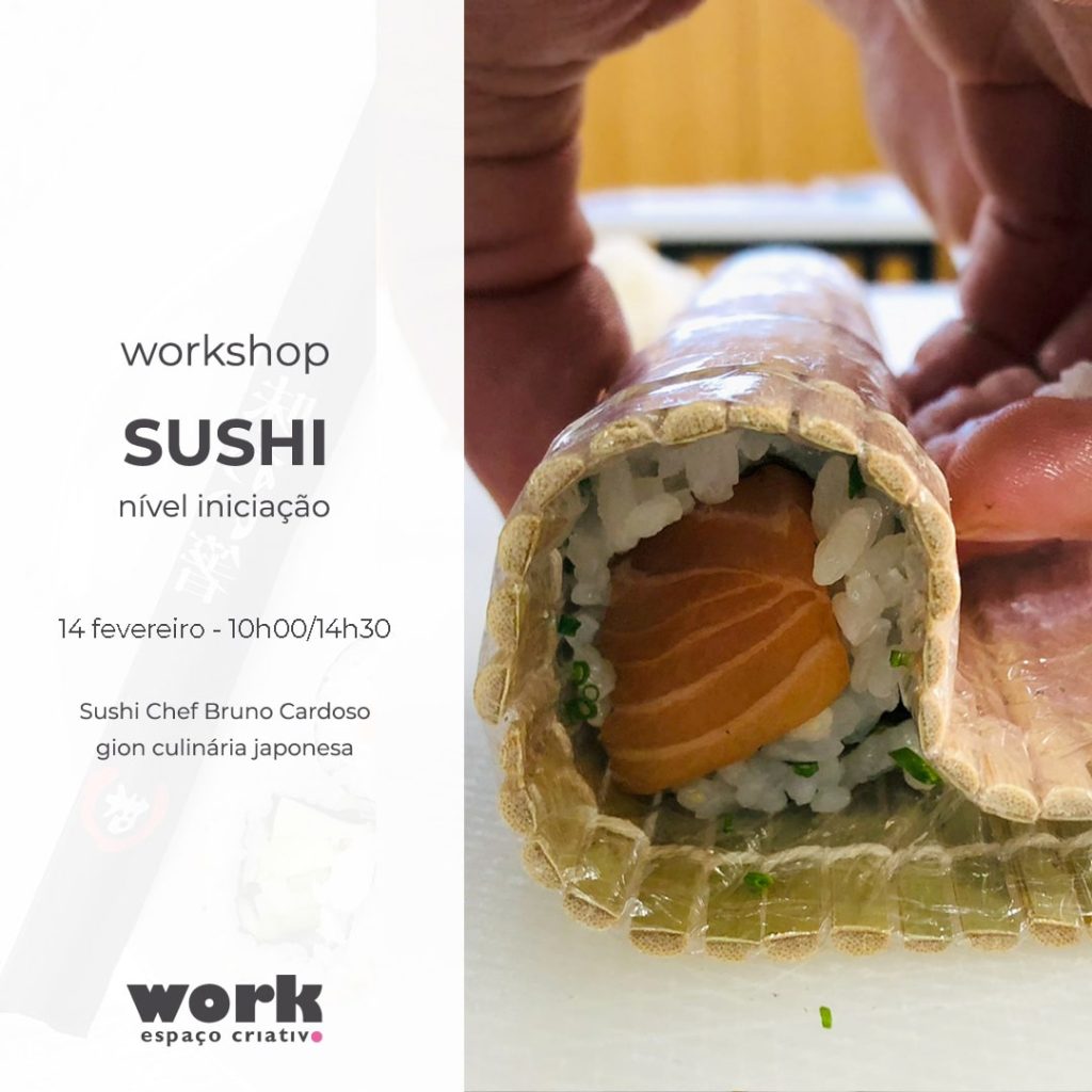 workshop Sushi nível iniciação