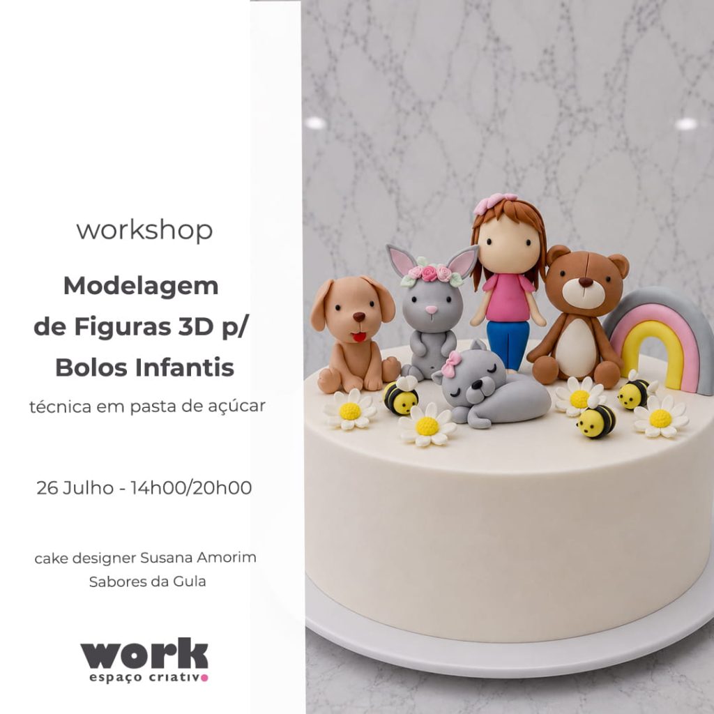 Modelagem de Figuras 3D p/ Bolos Infantis