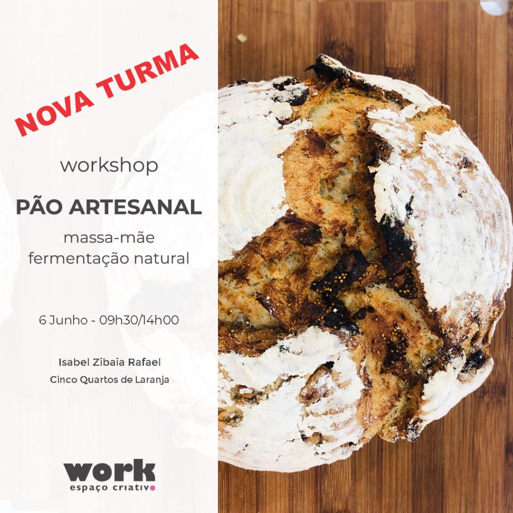 Pão Artesanal c/ massa mãe