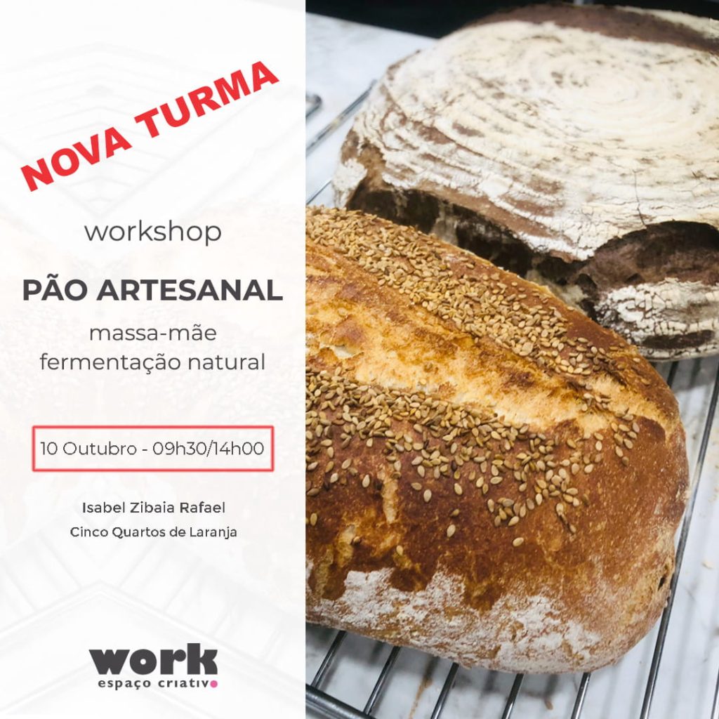 workshop pão com massa mãe